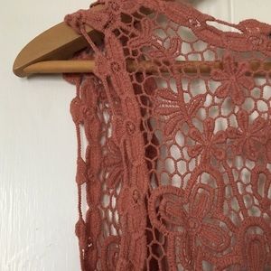 Cotton On Floral Lace Vest